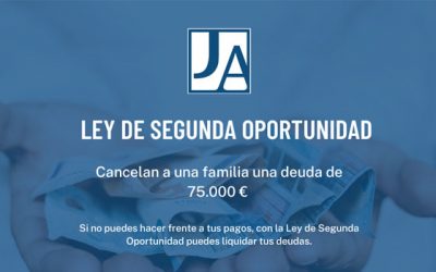 Cancela una deuda de 75.000 euros gracias a la ley de segunda oportunidad