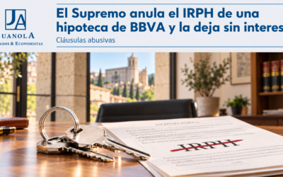 El Supremo anula el IRPH de una hipoteca de BBVA y la deja sin intereses